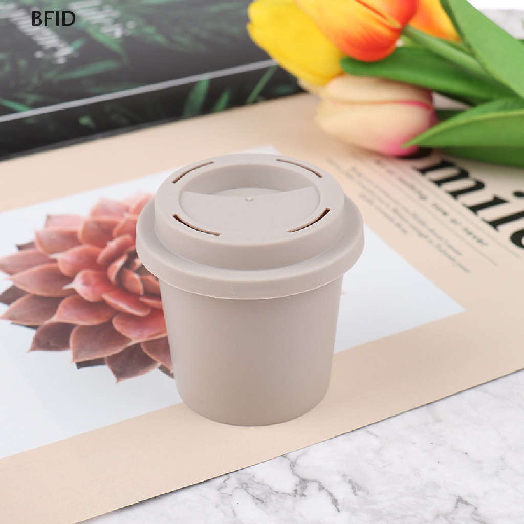 [BFID] Gelas Kopi Spons Stand Tempat Penyimpanan Makeup Puff Holder Kosong Kosmetik Dry Box [ID]