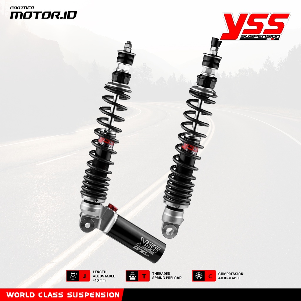 SHOCK BELAKANG VESPA GTS 300 YSS G-TOP