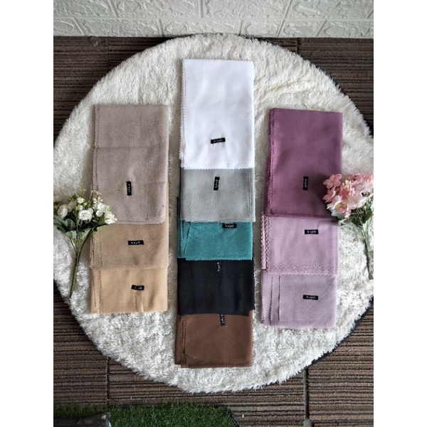 Aisyah hijab voal segiempat LC/polos/