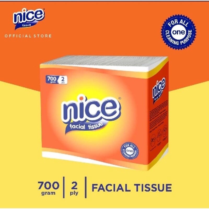 Nice Tisu Wajah 2 ply 700 gr (Queen Size)