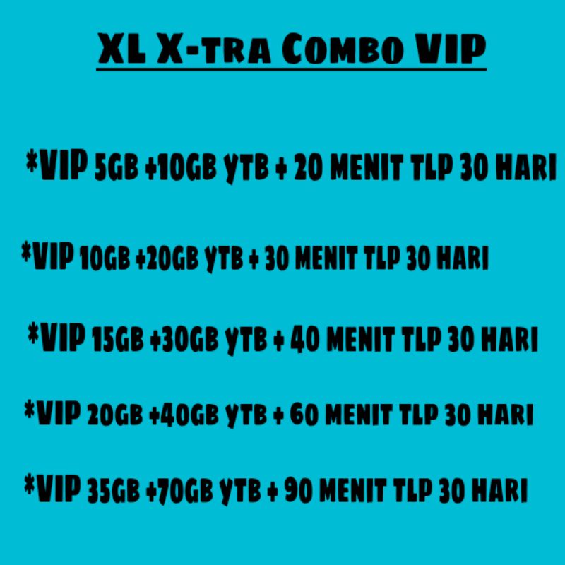 XL x-tra combo VIP