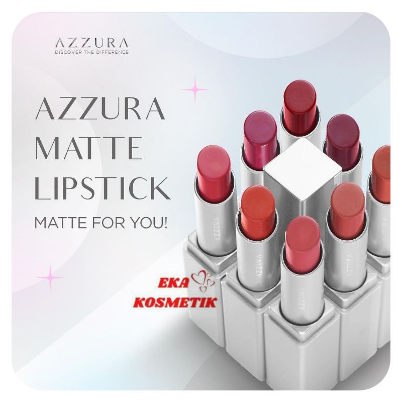❣️ EKA KOSMETIK ❣️ Azzura Matte Lipstick