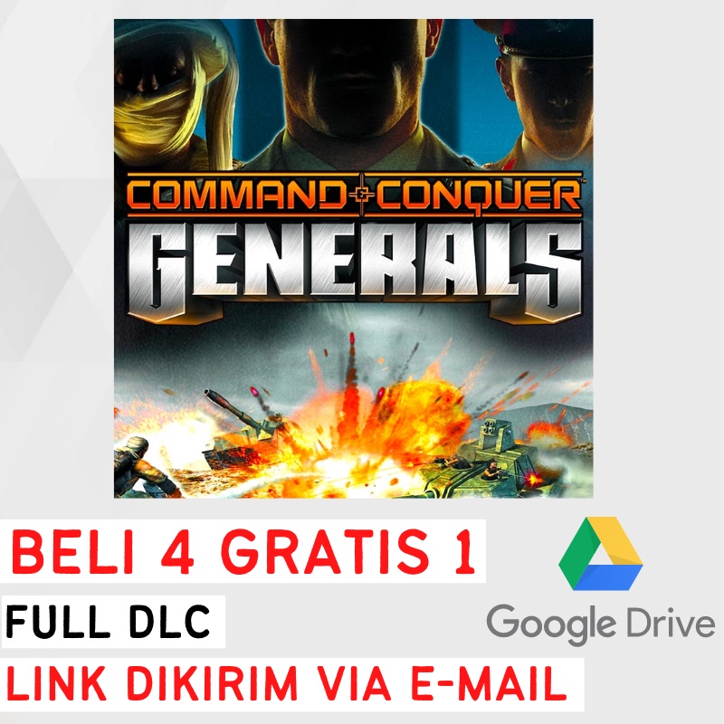 COMMAND AND CONQUER GENERALS DELUXE EDITION - GAME PC STRATEGY - GAME LAPTOP - LINK DOWNLOAD