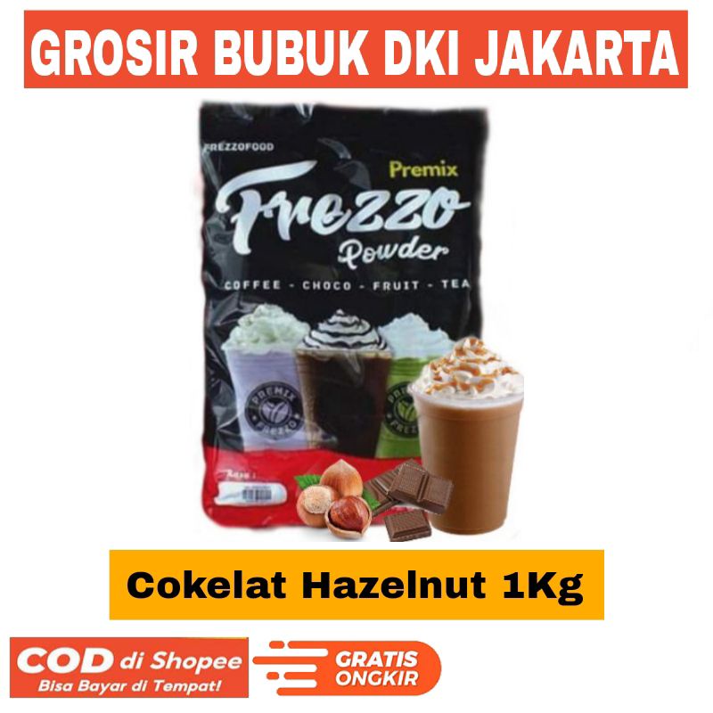 

Frezzo Cokelat Hazelnut 1Kg Coklat Haselnut Bubuk Minuman Es Pinggir Jalan Powder Drink