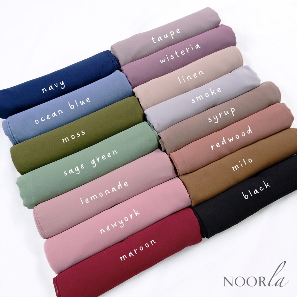 NOORLA - PASHMINA CERUTY BABYDOLL TALIA / HIJAB JILBAB PASHMINA / KERUDUNG PASHMINA COD