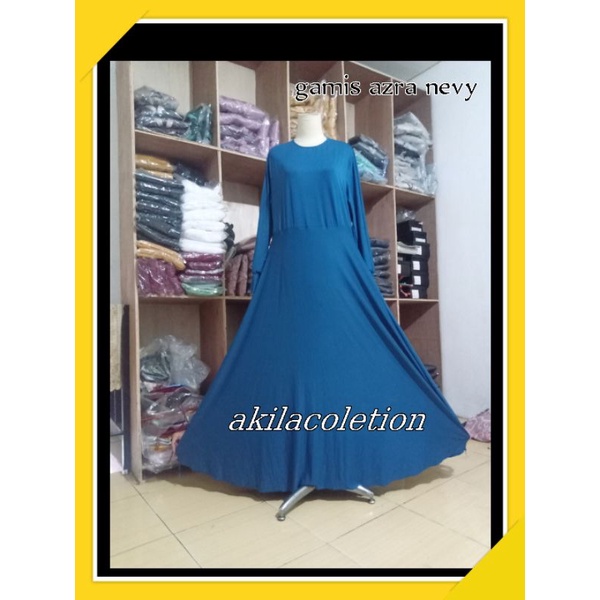 Gamis azra gamis murah gamis muslim akilacolletion Manset Gamis Jumbo Dress Muslim Big Size Inner Jersey Premium