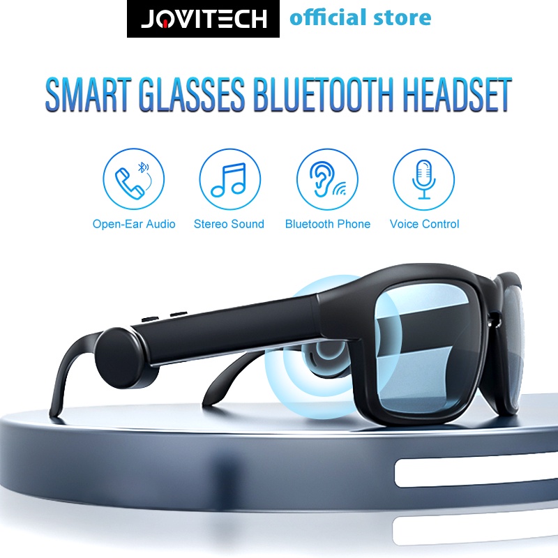 【COD】Jovitech Smart Audio Glasses with Open Ear Earphones Speaker with Dual Mic - T73