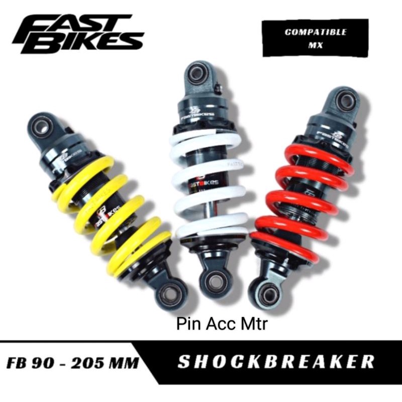 SHOCK MONOSHOCK BELAKANG JUPITER MX Old/MX New /MX KING PNP UK 205MM FASTBIKES/AKAI RACING ORIGINAL