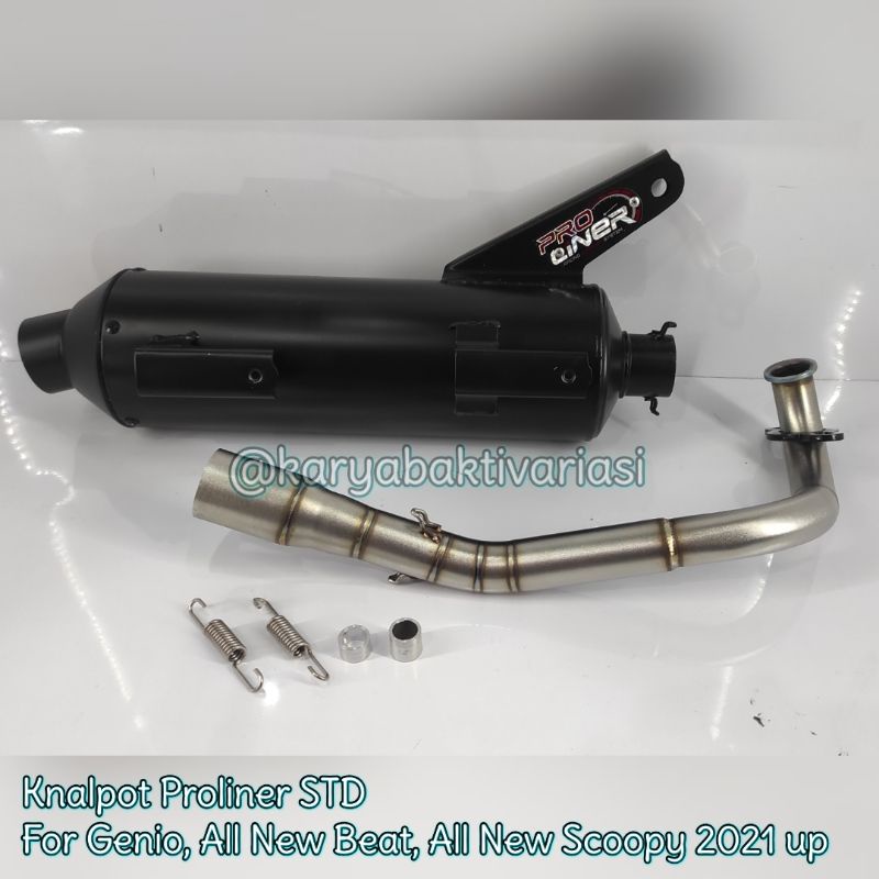 KNALPOT TSUKIGI PROLINER STD FOR GENIO, SCOOPY 2021UP, BEAT 2021 UP