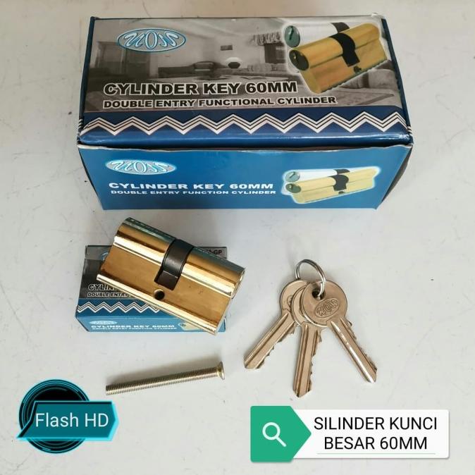Cylinder silinder anak kunci Vion GP(kuning) 60mm flashar66 Buru Order