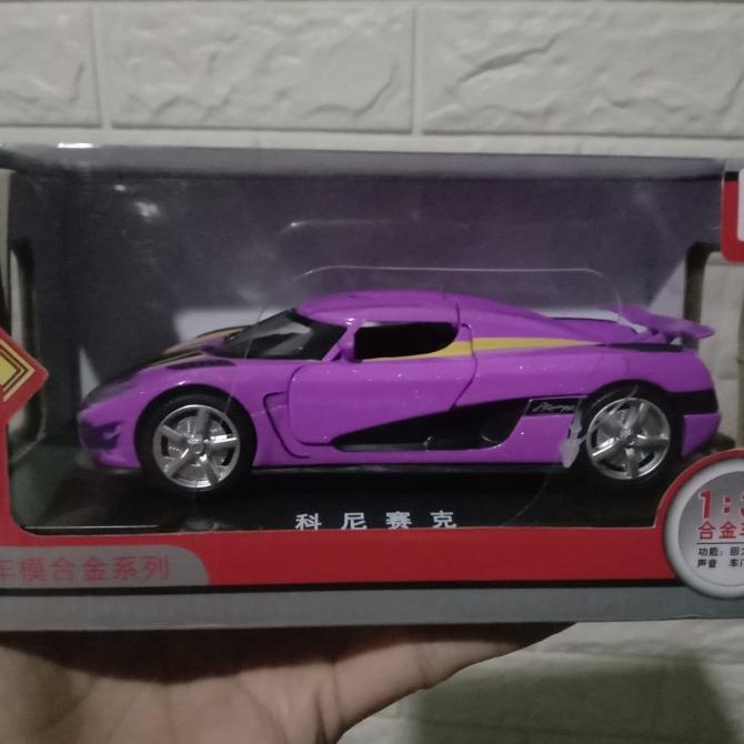 Diecast New 1/32 1:32 mobil Ferrari koenigsegg agera need for speed