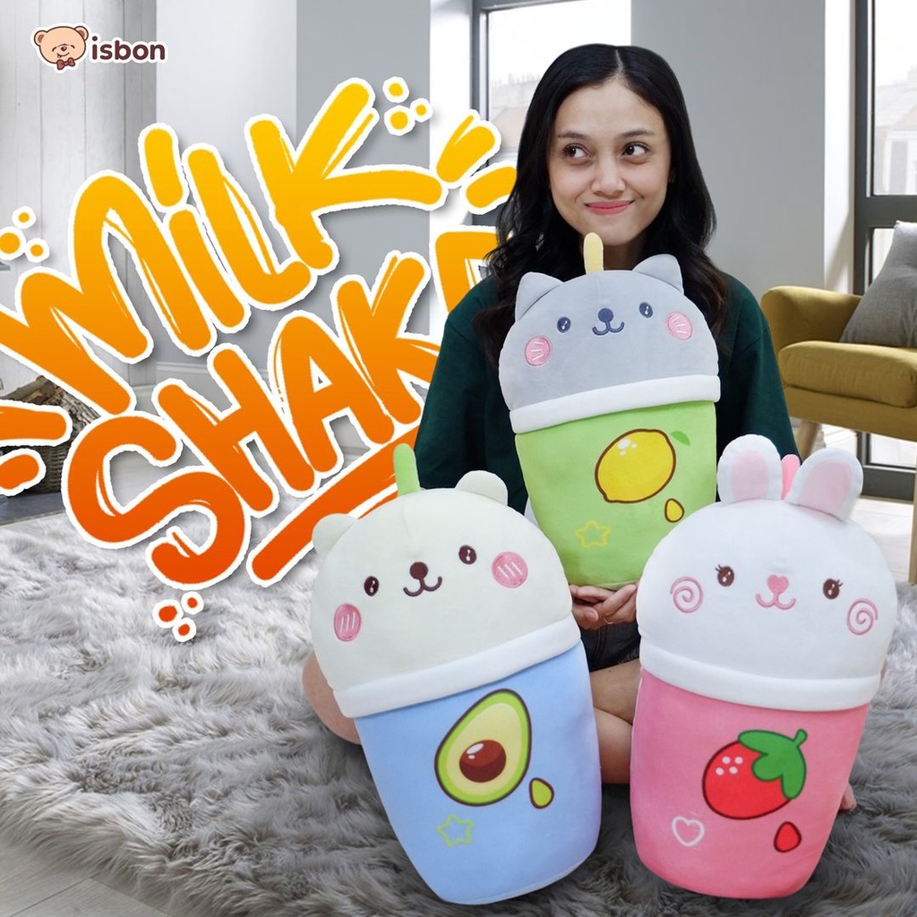 ORI ISTANA BONEKA ISBON BONEKA MILKSHAKE / BOBA BONEKA ANAK PEREMPUAN LUCU