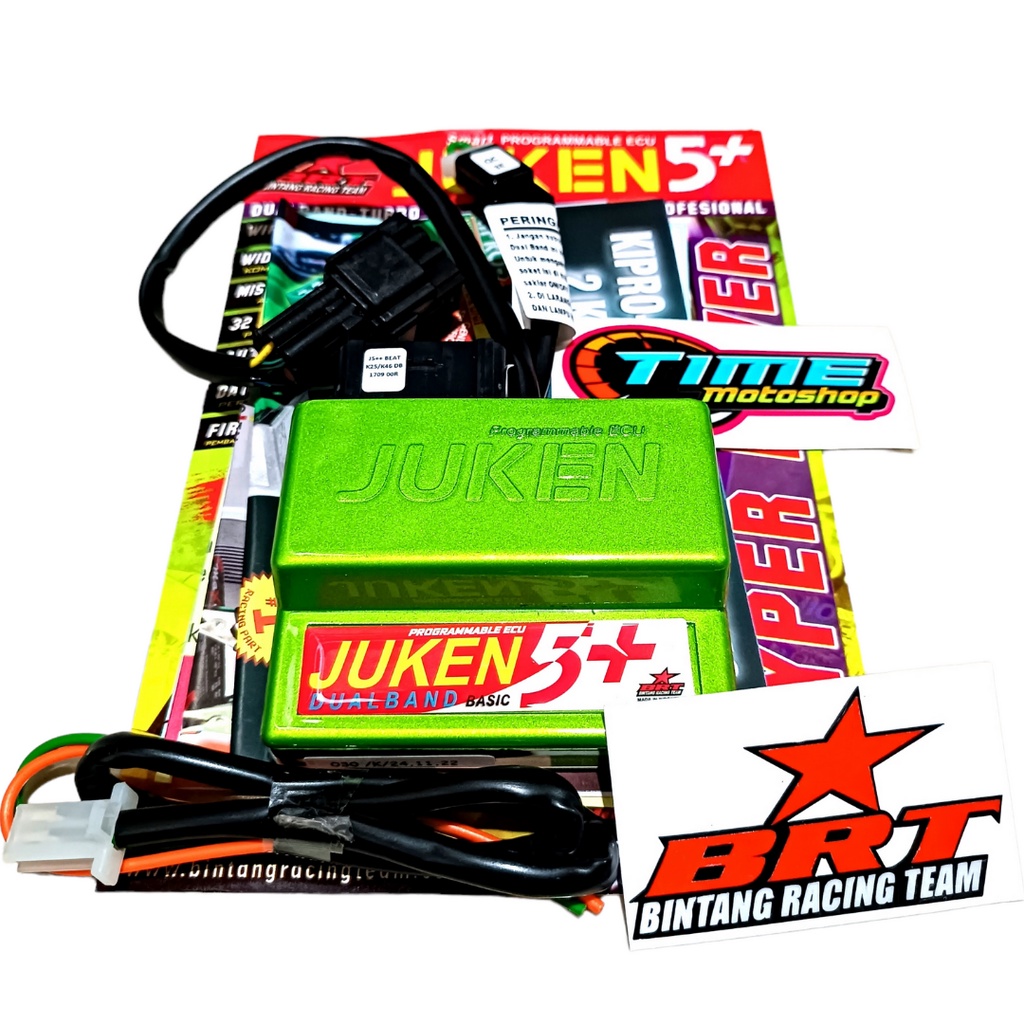ECU JUKEN 5++ PLUS PLUS DUALBAND RACING TURBO BEAT FI BEAT INJEKSI BEAT STATER KASAR 2012 2013 2014 
