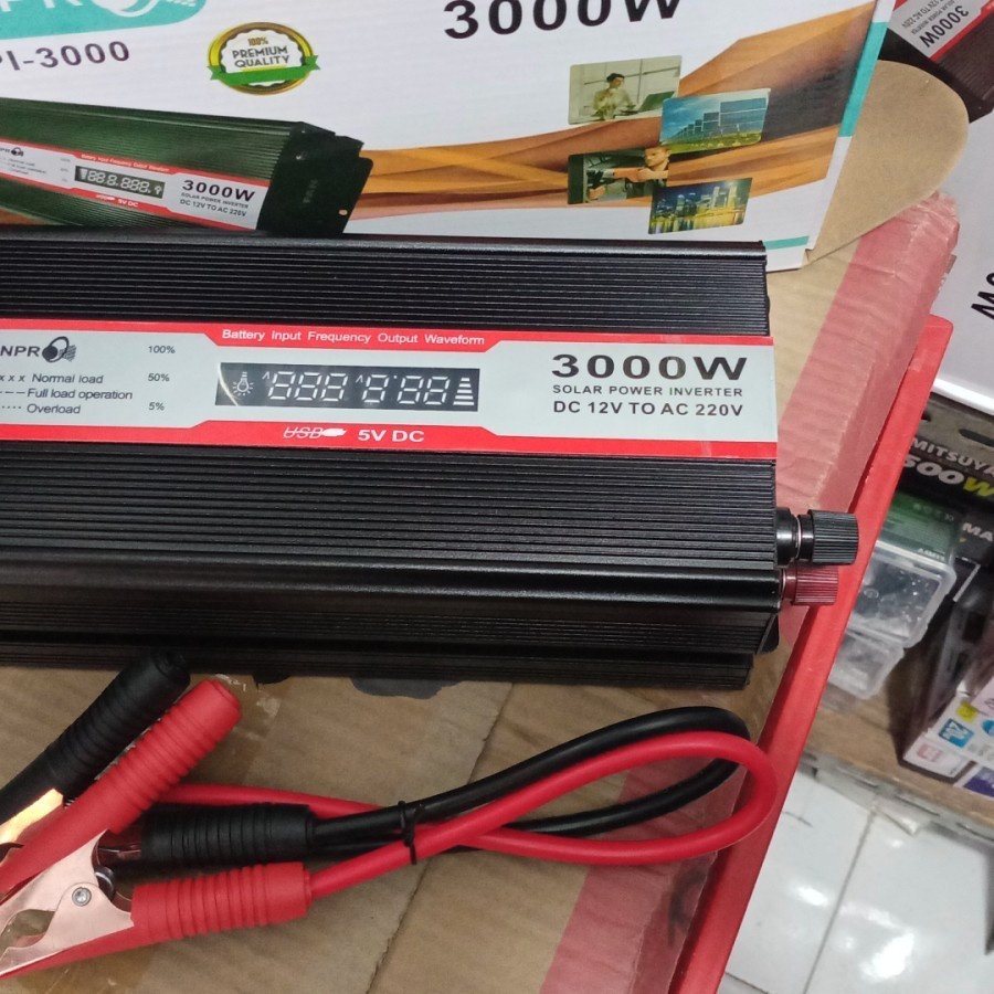 POWER INVERTER DAYA  SUNPRO LED 3000W PI-3000 DC 12V TO AC 220V ORIGINAL