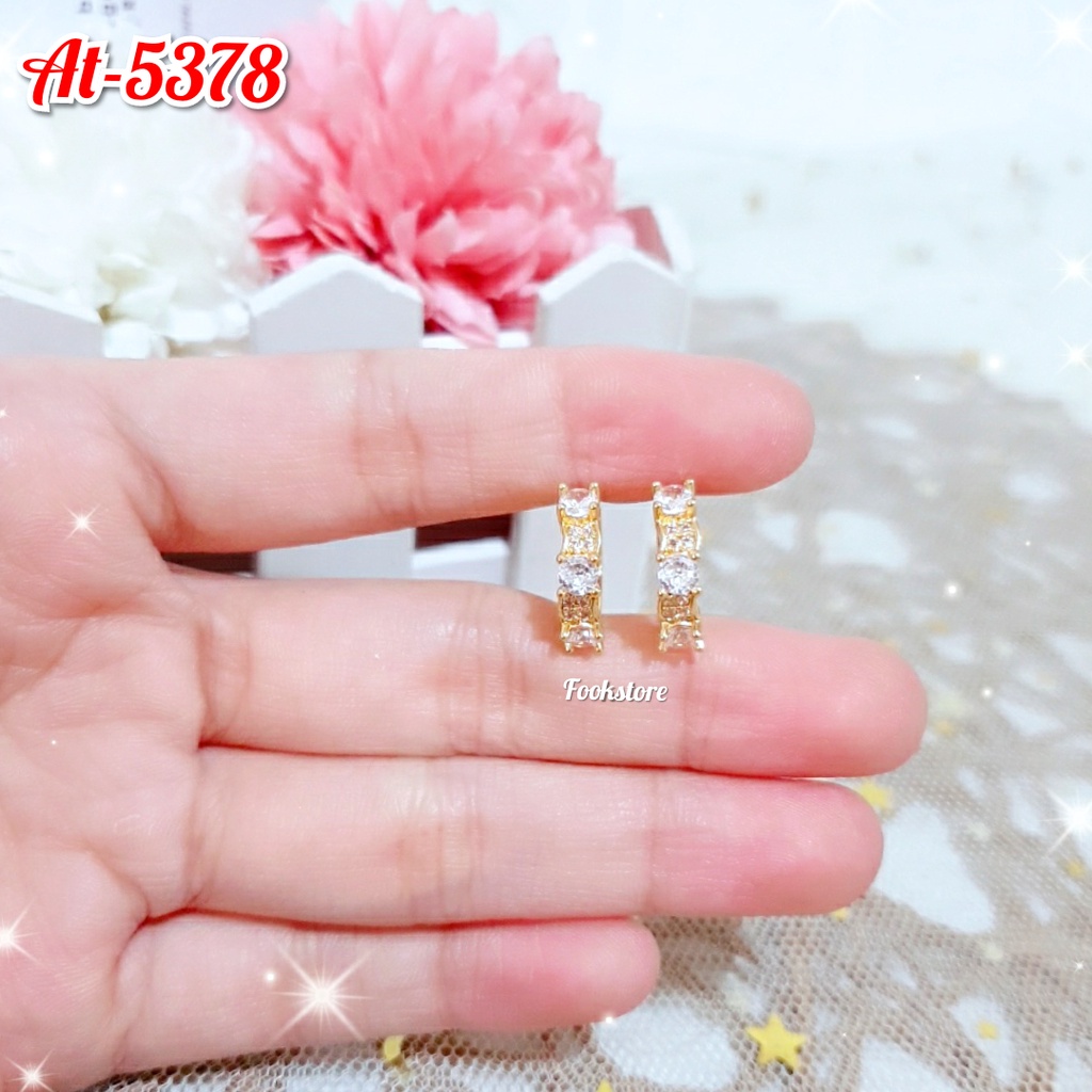 ANTING CLIP WANITA TERBARU FASHION KOREA ANTI ALERGI/COD