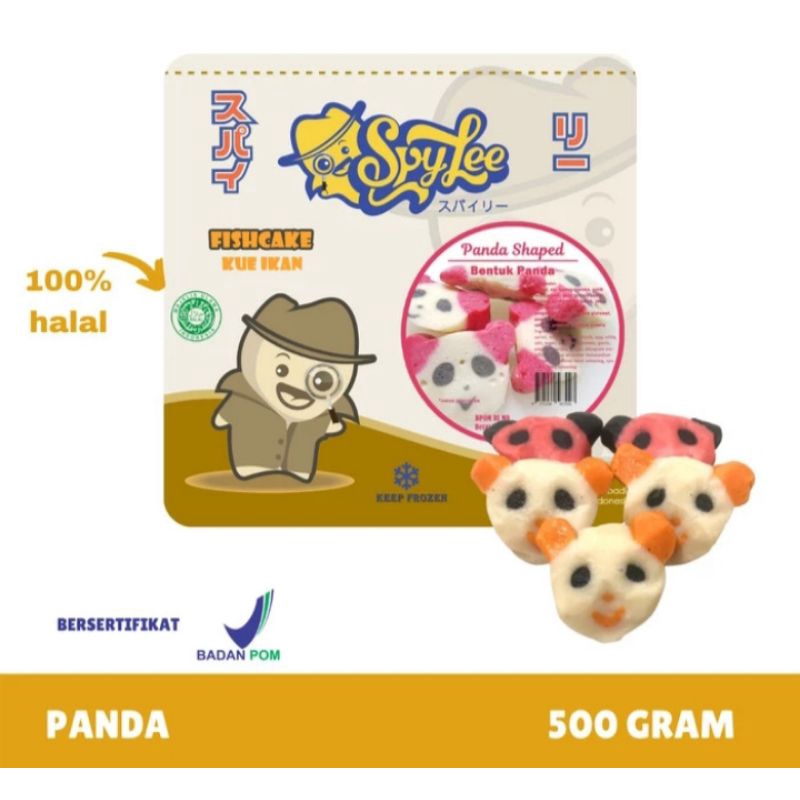 

BAKSO IKAN BENTUK PANDA FISH CAKE BASO FROZEN FOOD 500GR SPYLEE