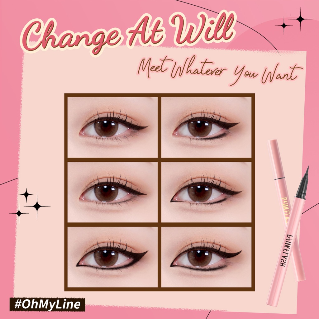 PINKFLASH Oh My Line Waterproof Easy Eyeliner Spidol Pink Flash OhMyLine PF E01