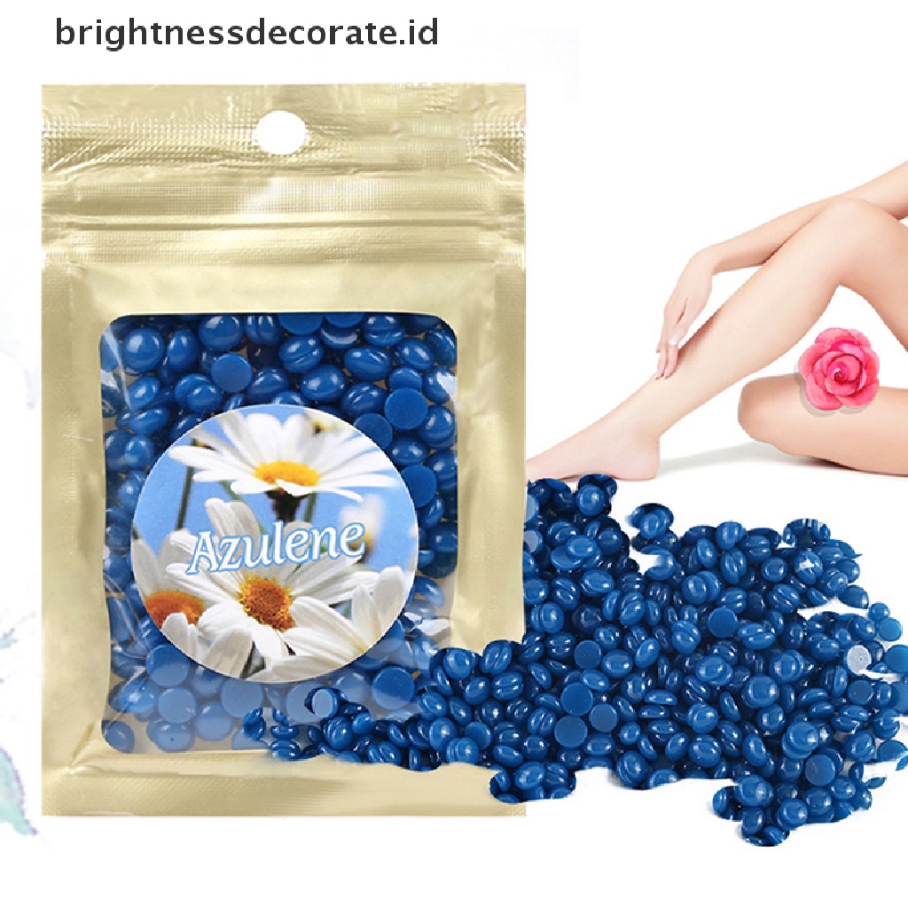 [Birth] 25gwax beans No Strip Depilatory Hot Film Hard Wax Pelet Waxing Penghilang Bulu [ID]