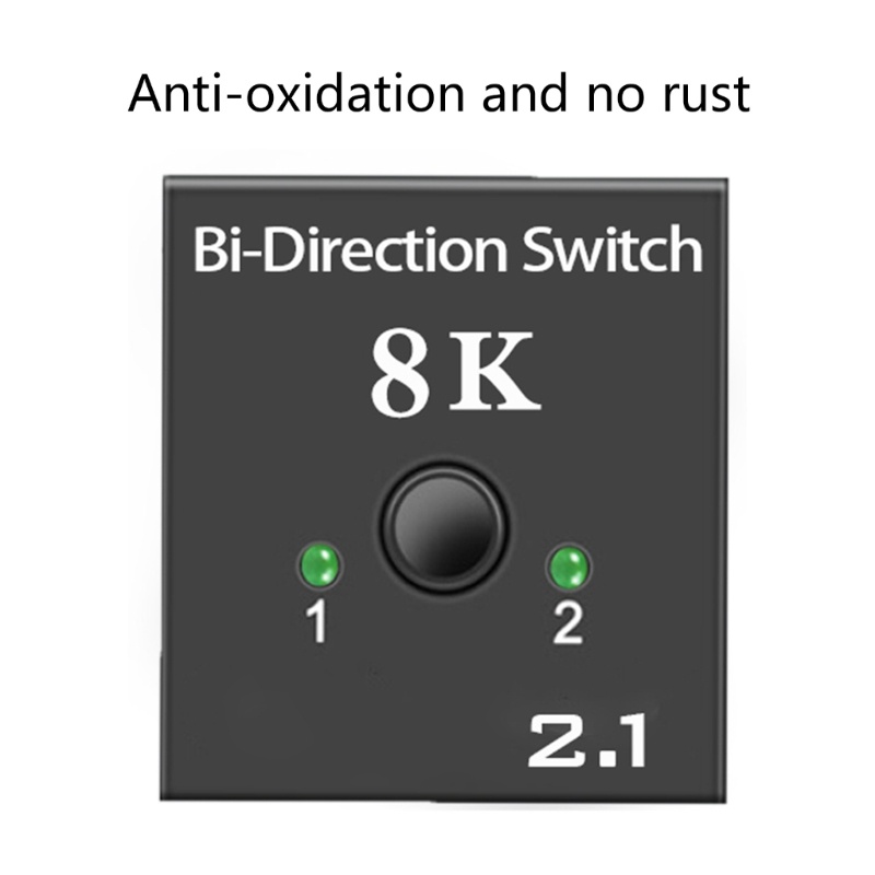 Saklar zzz 2.1 1in 2out 8K @ 30hz Splitter, Switcher Dua Arah
