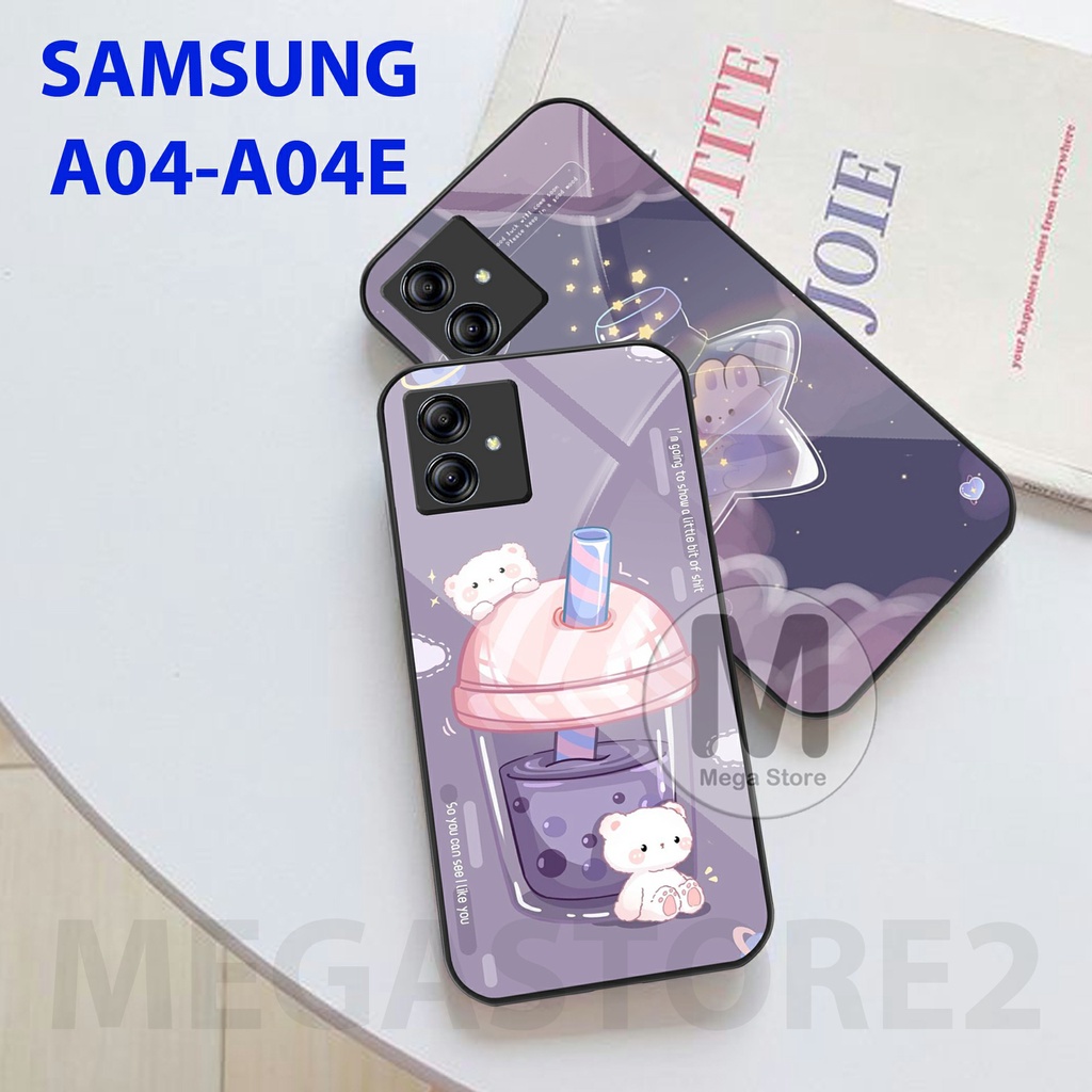 SAMSUNG A04 [ MG-208 ] Softcase Kaca SAMSUNG A04 Case Hp SAMSUNG A04 Casing Hp SAMSUNG A04 Softcase 