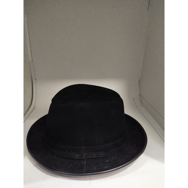 Topi Tompi kulit/Topi Fedora