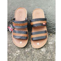 Sandal kalep pria sudah jahitan/sandal pria model jepit dan sorong