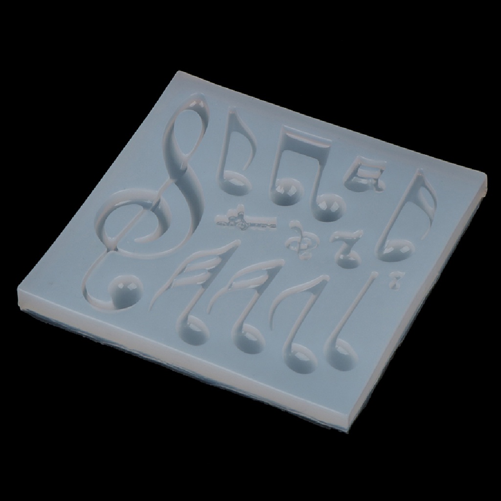 Sunshine Cetakan Silikon Bentuk Not Musik Fondant Kue Decorag Kitchen Baking Tools.