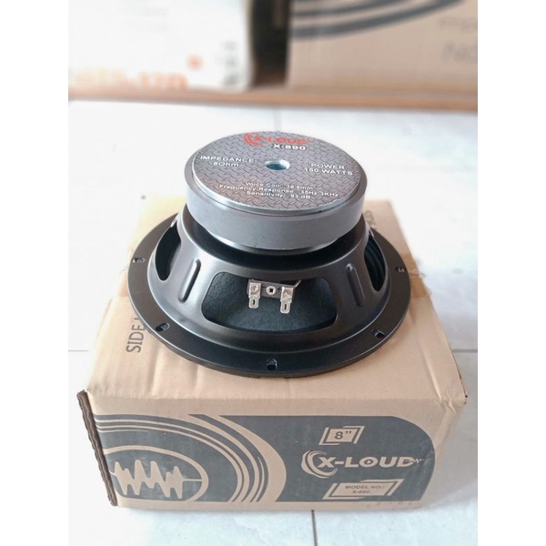 Speaker Component X-loud 890 8 inch speaker middle