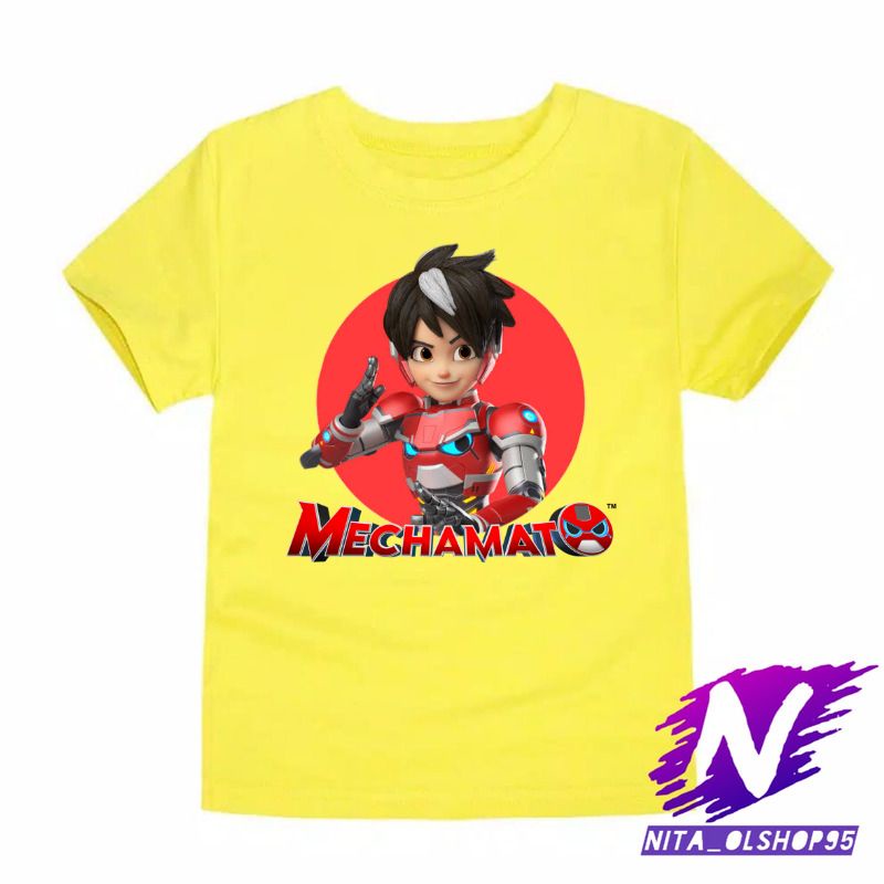 baju anak kaos anak mechamato amato