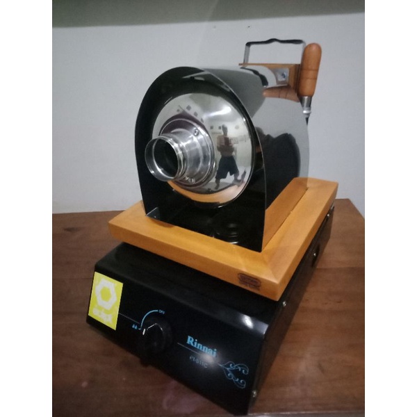 Rotary Dryer Mesin Sangrai Larva Magot BSF Ulat Jerman Kapasitas 1kg