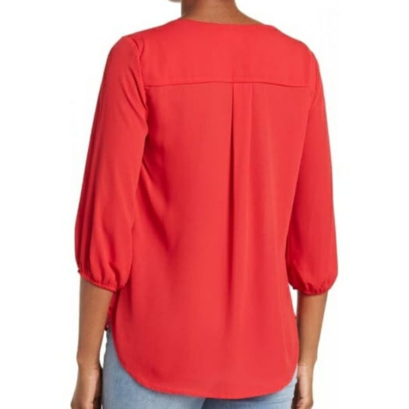 Pleione 3/4 sleeve blouse