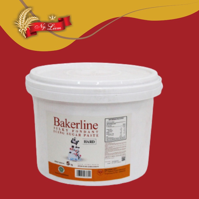 BAKERLINE Silky Fondant White - Hard 5 kg