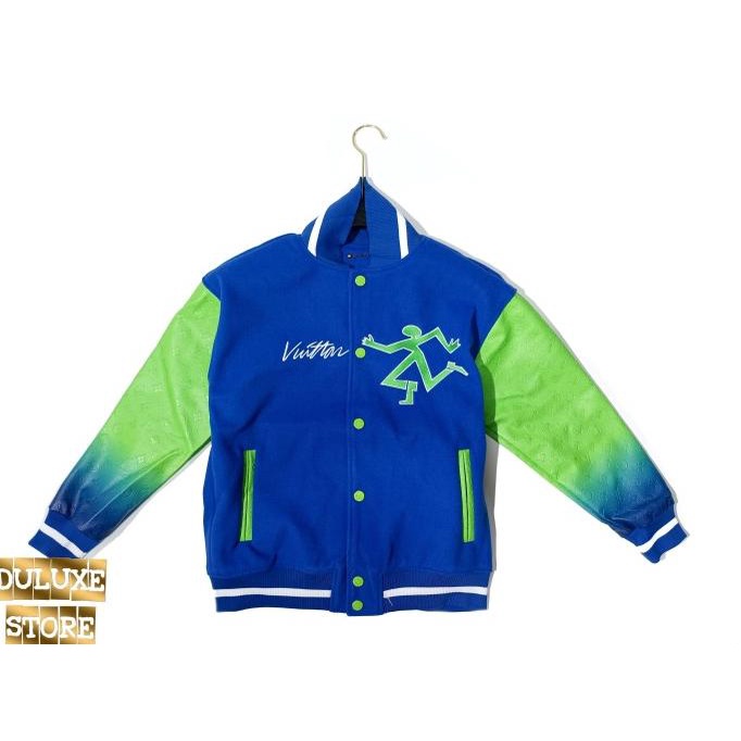 Jaket Varsity Branded Pria Louis V LK 1511 - 11