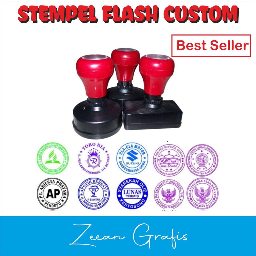 

Stempel Flash Otomatis tanpa ambalan tinta