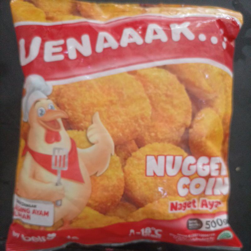 

Belfoods Naget Uenaak bentuk coin 500gr
