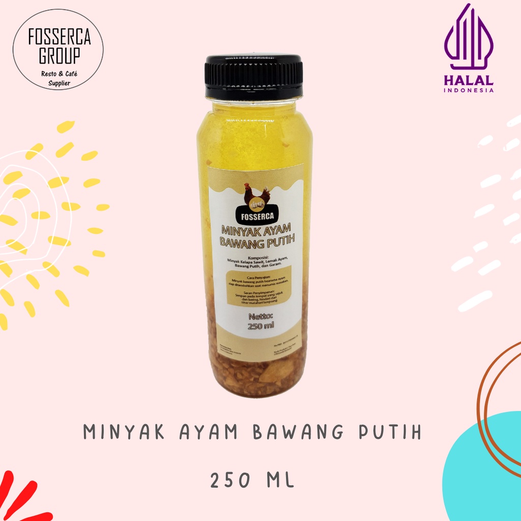 

Minyak Ayam Bawang untuk masak (Chicken Garlic Oil for cooking) 250 ml