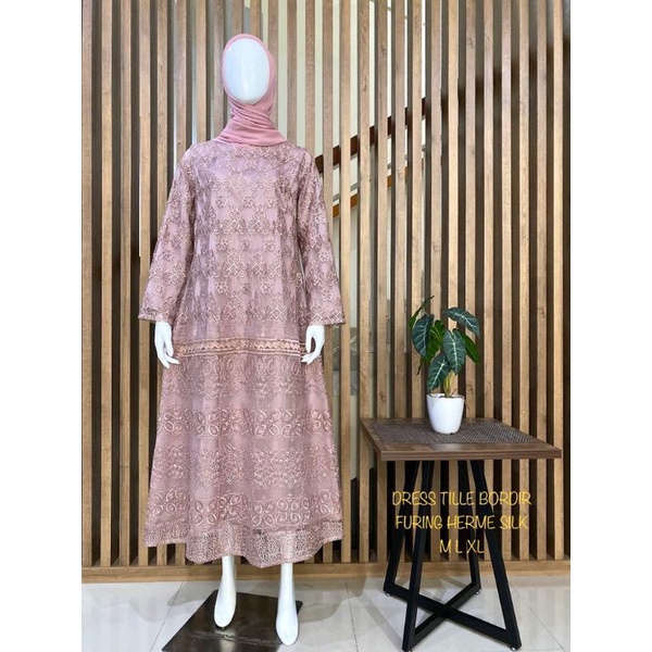 Gamis Tille bordir Kamari