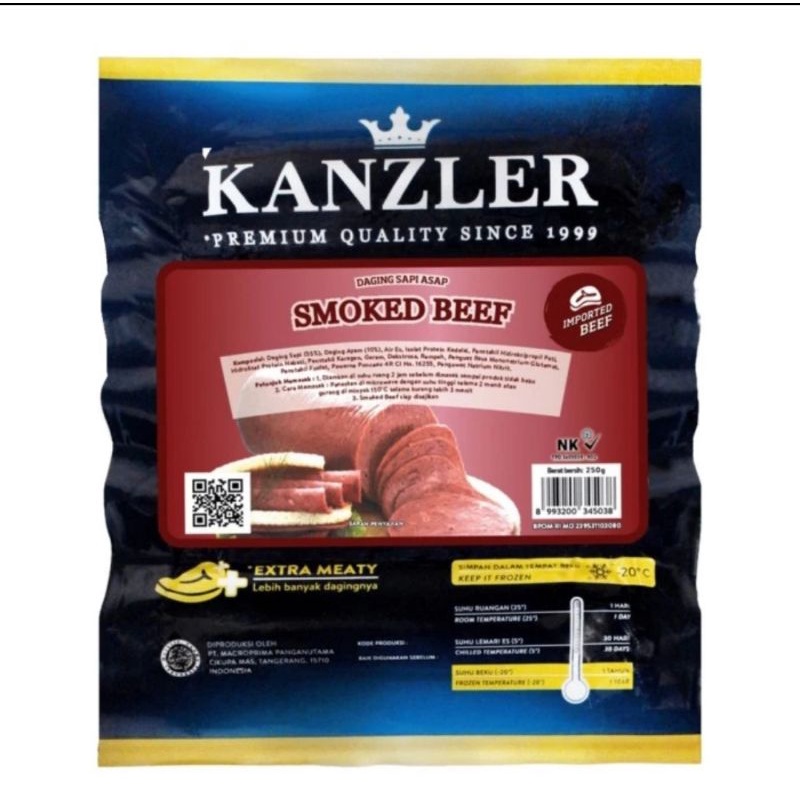 Kanzler Smoked Beef 250gr