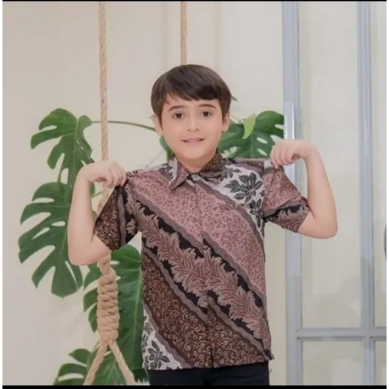 Baju Kemeja Batik Anak 2 sampai 9 Tahun