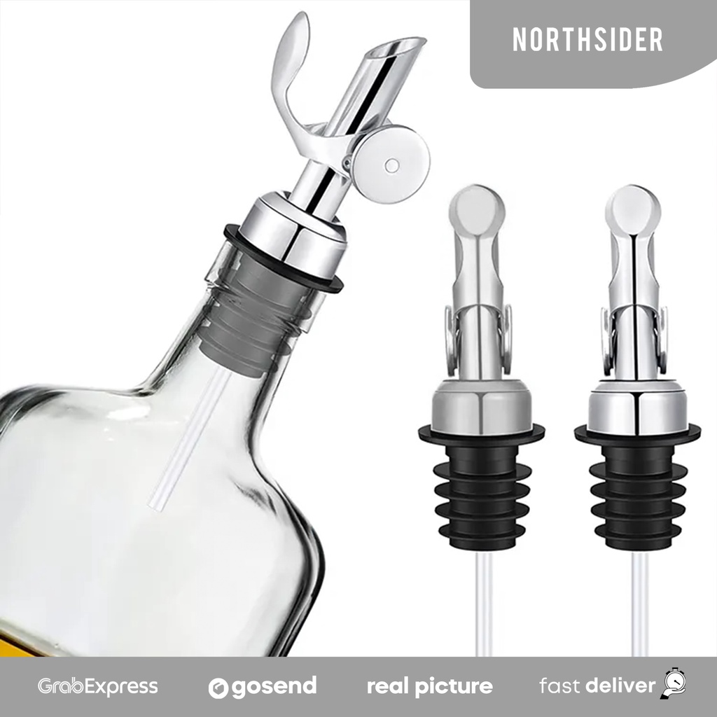 BOTTLE POURER SMOOTH STOPPER TUTUP BOTOL LIQUOR WHISKEY WINE - CF-BP1