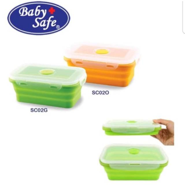 BabySafe Collapsible Food Container 540ml SC020