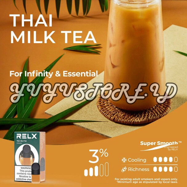 Relx Infinity Pod Thai Milk Tea untuk Infinity Essential