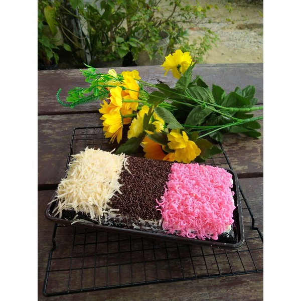 

brownies coklat 3 topping