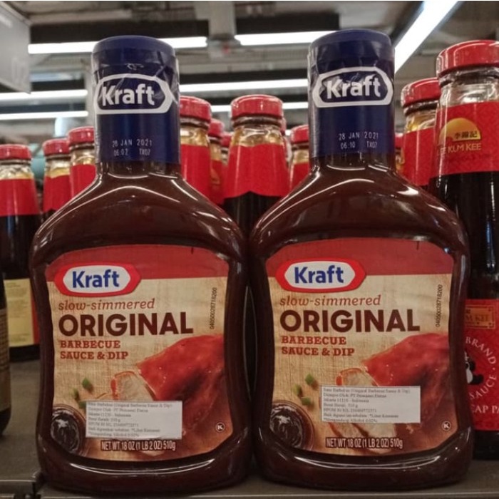 

Kraft original bbq sauce 510gr