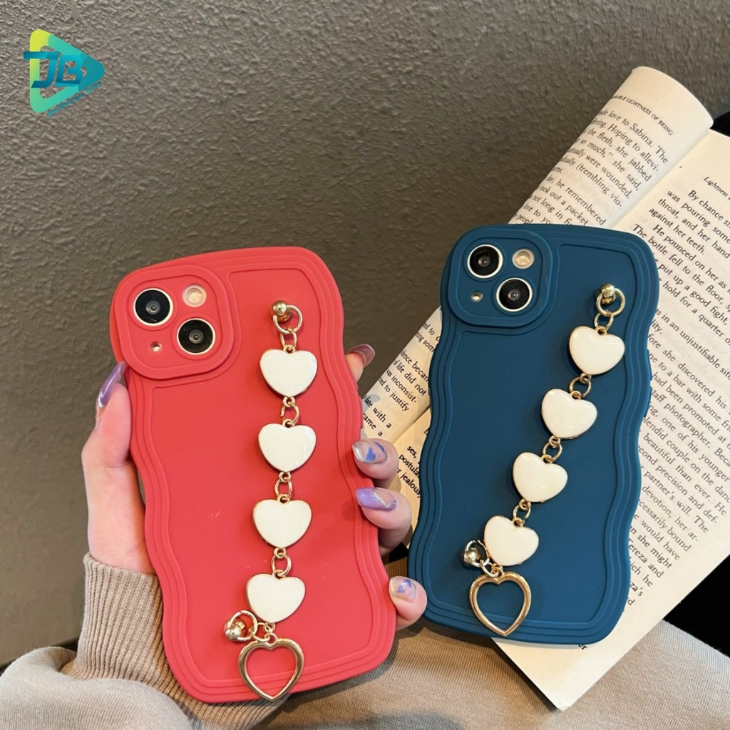 GC05 SOFTCASE GELOMBANG RANTAI LOVE FOR OPPO A3S A1K A5S A7 A11K A12 A15 A16 A55 A17 A17K A31 A8 A37 NEO 9 A39 A57 A9 A5 A52 A92 A53 A33 2020 A54 A55 A57 2022 A77S JB6982