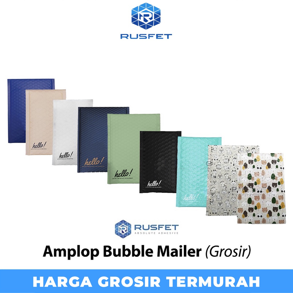 AMPLOP BUBBLE MAILER BUBBLE WRAP ENVELOPE RUSFET PREMIUM /SATUAN