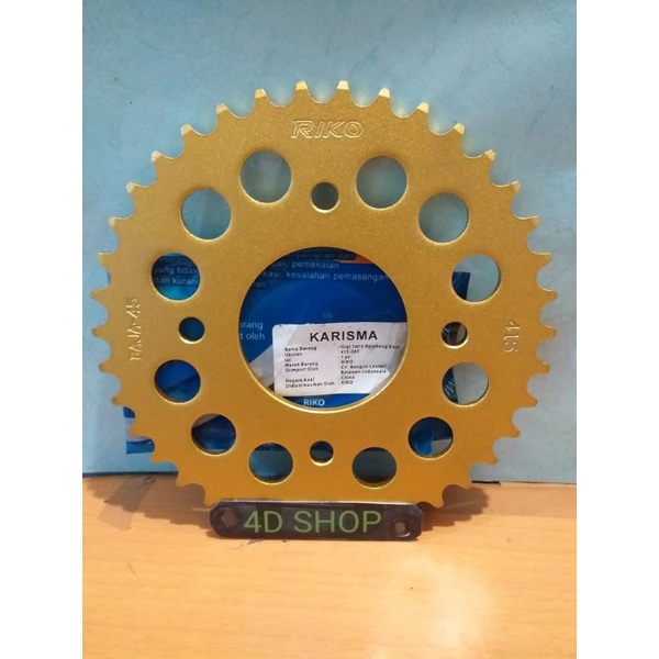 GEAR BELAKANG HONDA KARISMA SUPRA X 125 SUPRA FIT NEW 415 35T,36T,37T,40T RIKO