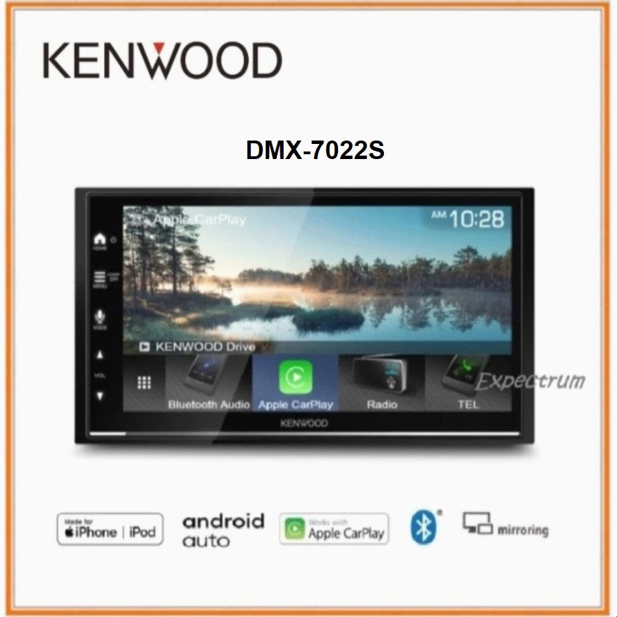 KENWOOD DMX-7022S Headunit Double Din Tape Audio DMX7022S Universal