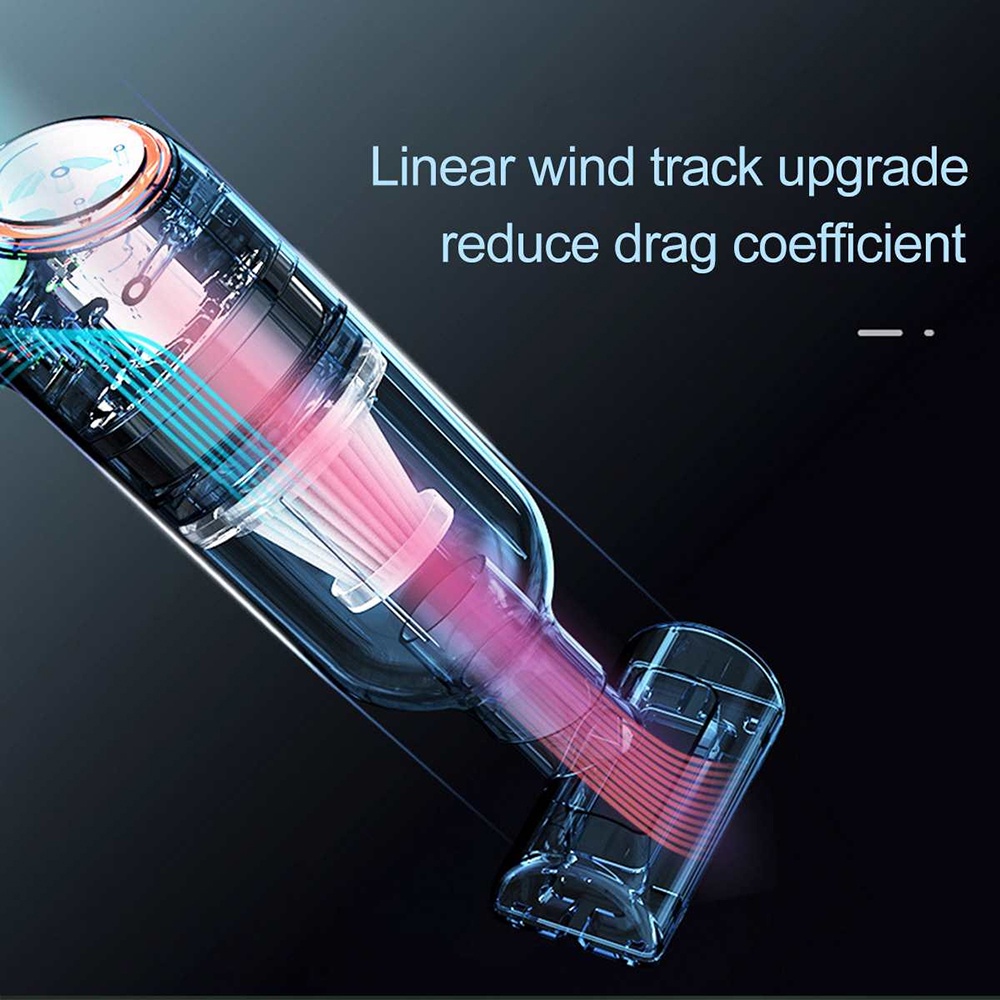 HELLOLEIBOO Penyedot Debu Mobil Handheld Wireless Vacuum Cleaner 120W - LT-101C - Black