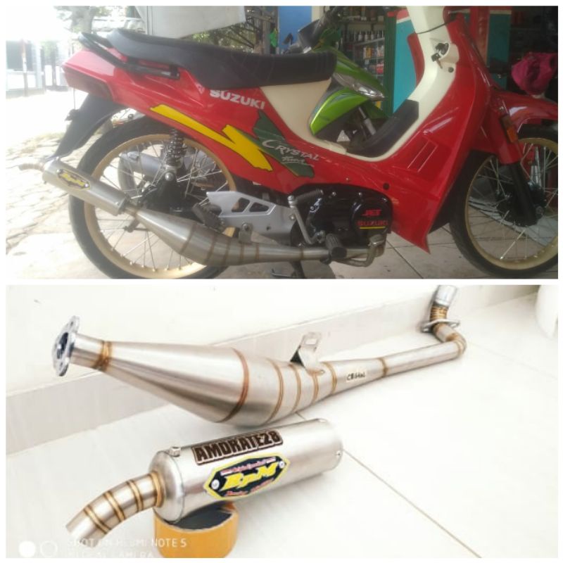 Knalpot Suzuki Crystal Original RPM